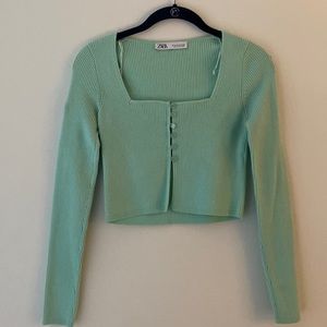 Zara cropped cardigan